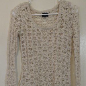 Women’s S Open Knit Sweater